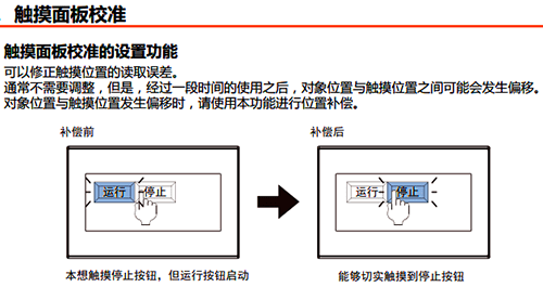 三菱觸摸屏校準